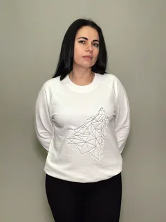 світшот,волк,геометрия